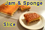 Jam and Sponge Slice